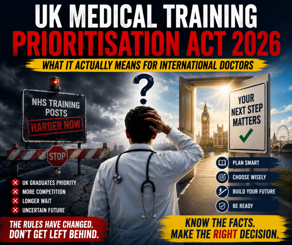UK Medical Training Prioritisation Act 2026